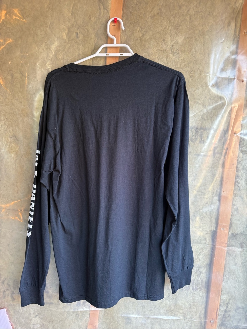 Jack Daniels Black Long-Sleeve Tee with White Logo - Picture 3 of 3